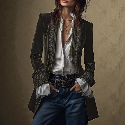 Poppy Luxurious Velvet Jacket