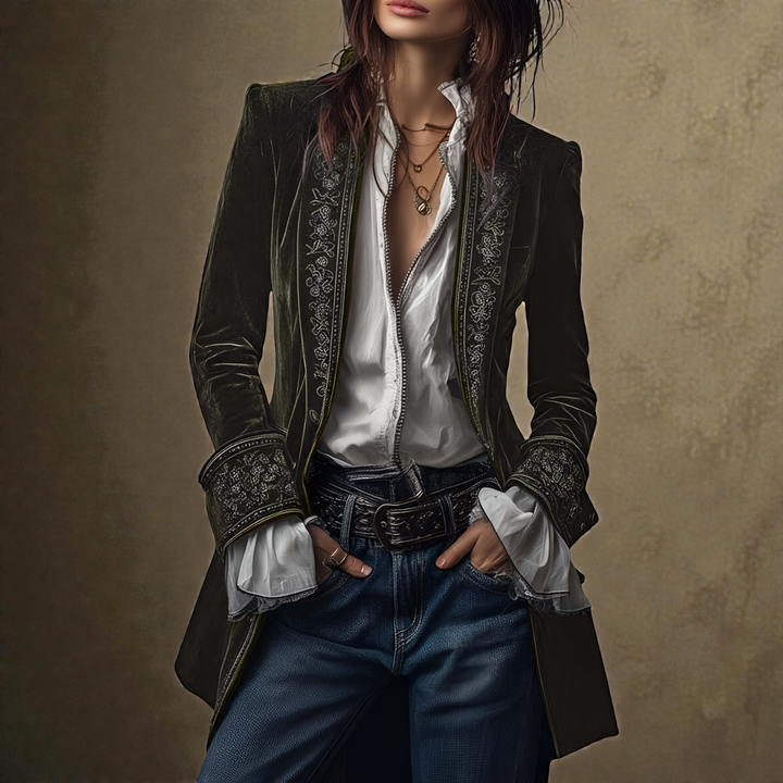 Poppy Luxurious Velvet Jacket