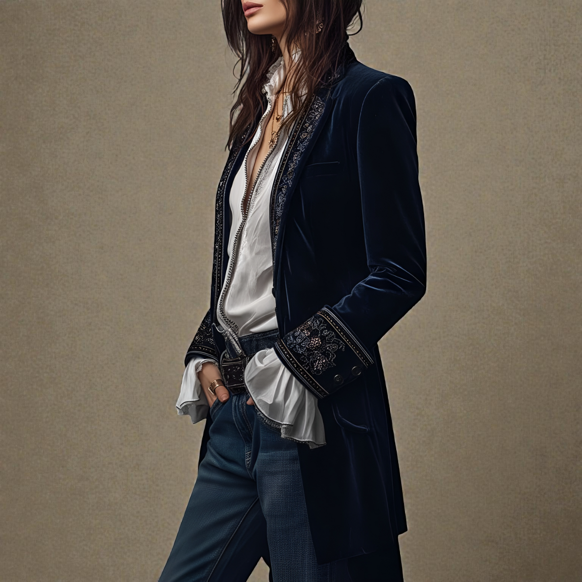 Poppy Luxurious Velvet Jacket