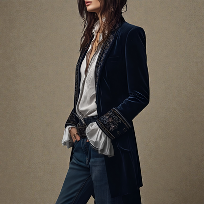 Poppy Luxurious Velvet Jacket
