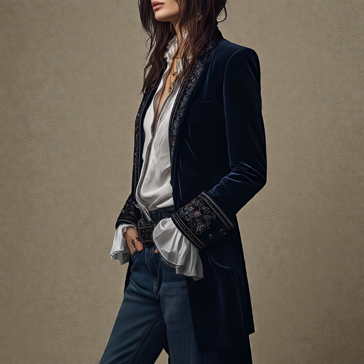 Poppy Luxurious Velvet Jacket