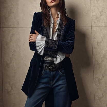 Poppy Luxurious Velvet Jacket