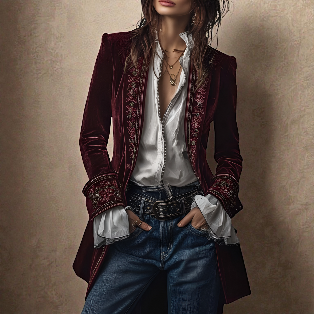 Poppy Luxurious Velvet Jacket