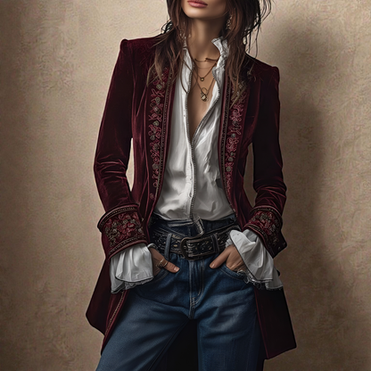 Poppy Luxurious Velvet Jacket