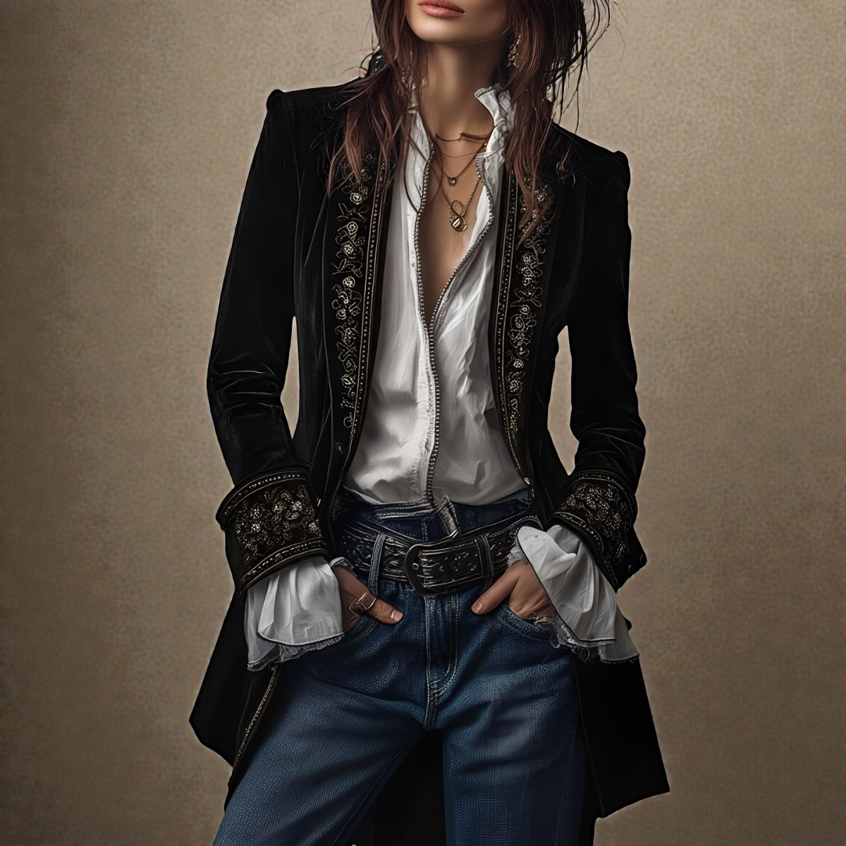 Poppy Luxurious Velvet Jacket