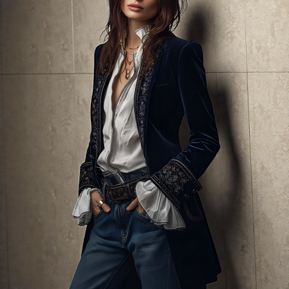 Poppy Luxurious Velvet Jacket