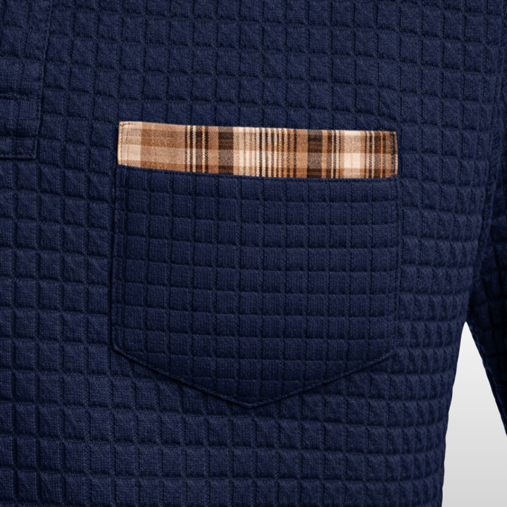 Beau Waffle Polo Shirt