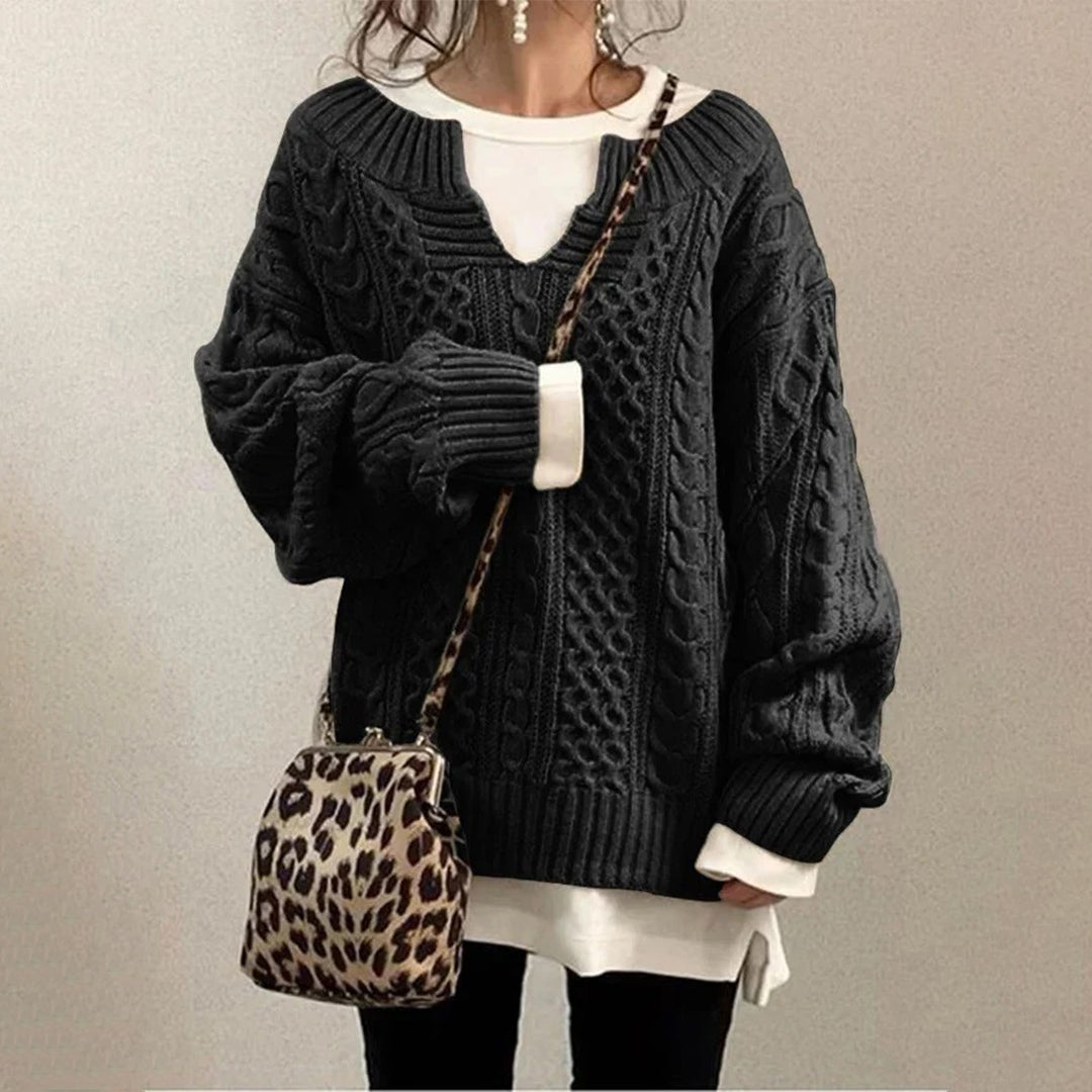 STACY Oversized Knit Jumper