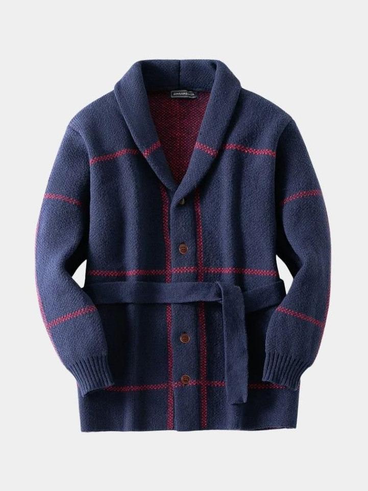 Rom Knit Coat with Belt