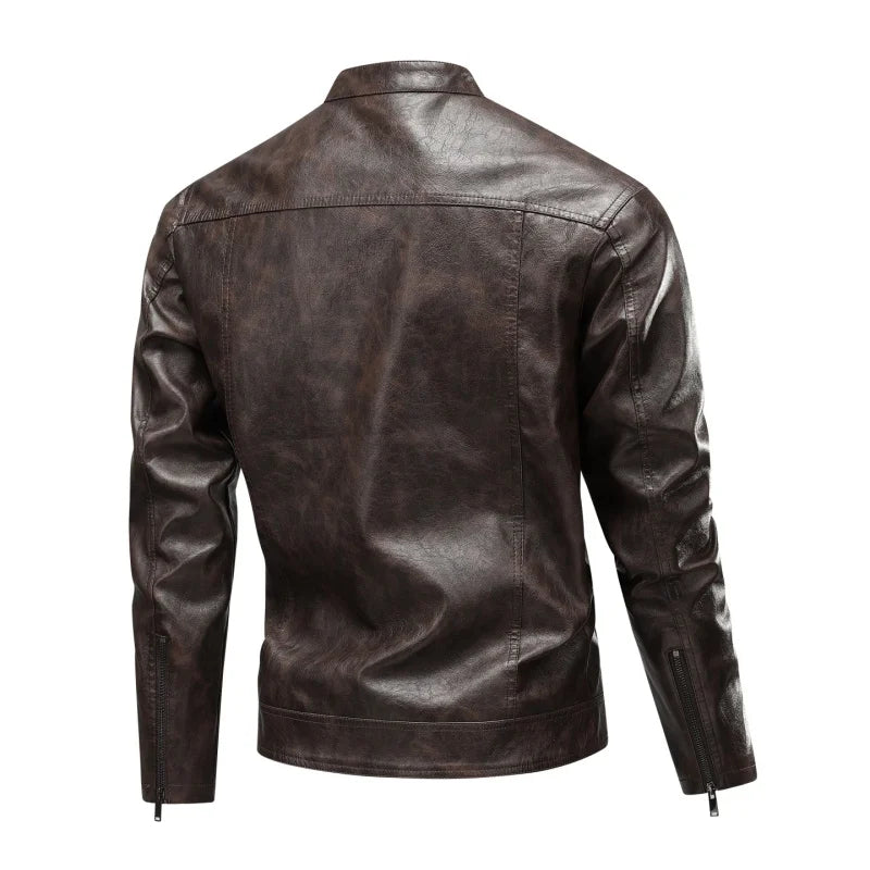 Juan American Pilot Style Leather Jacket