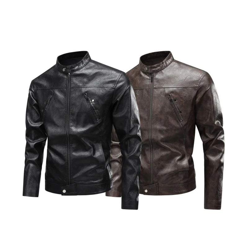 Juan American Pilot Style Leather Jacket