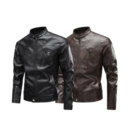 Juan American Pilot Style Leather Jacket
