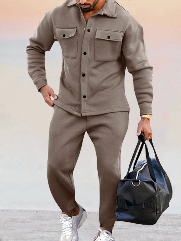 Xavier 2-Piece Suede Set