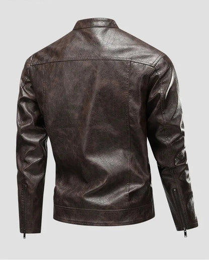 Juan American Pilot Style Leather Jacket