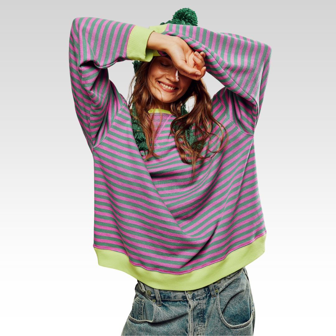 Mana Striped Oversized Jumper