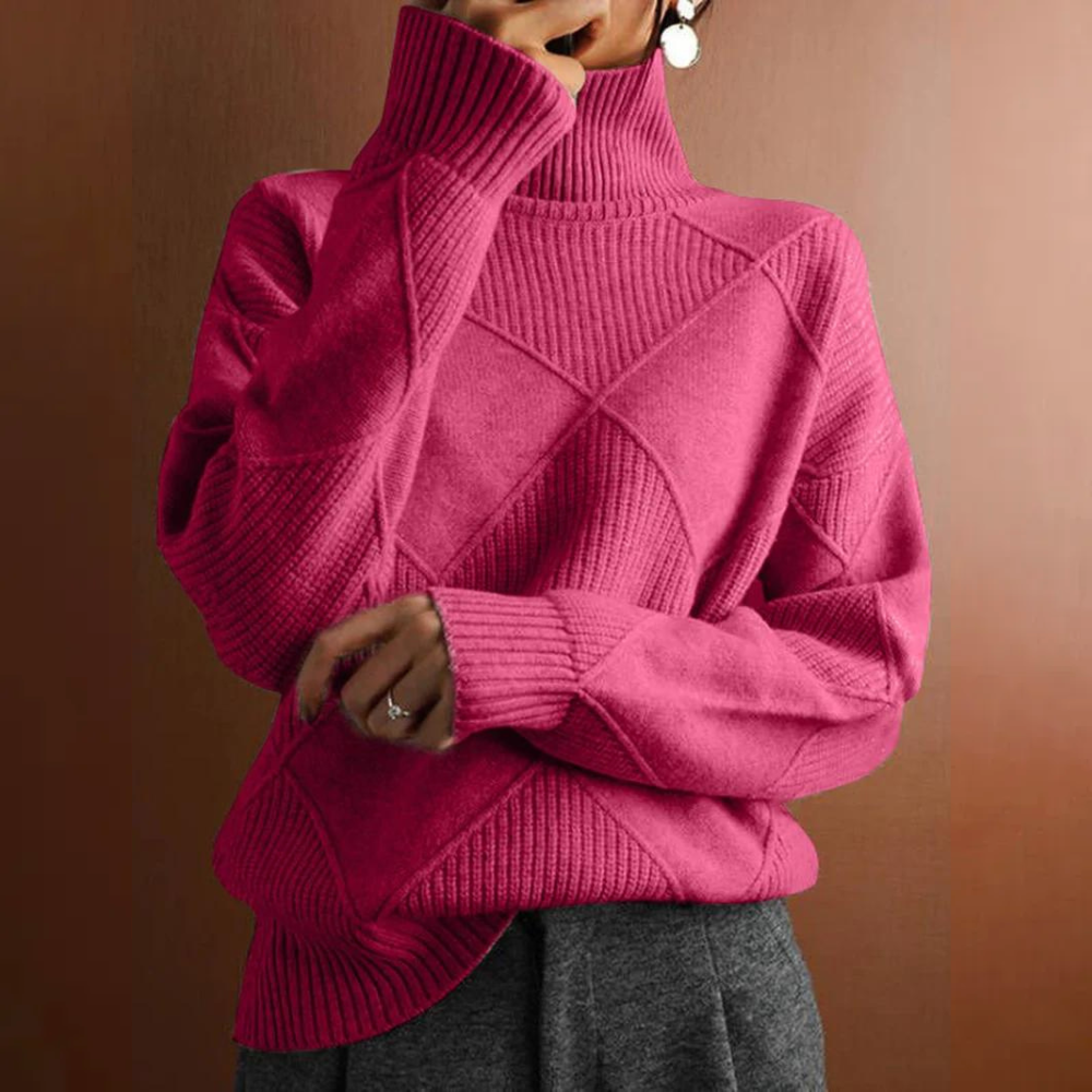 Marcelle Chunky Turtleneck Jumper