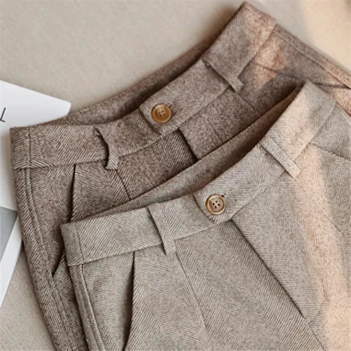 Jake Elegant Pure Wool Tailored Trousers