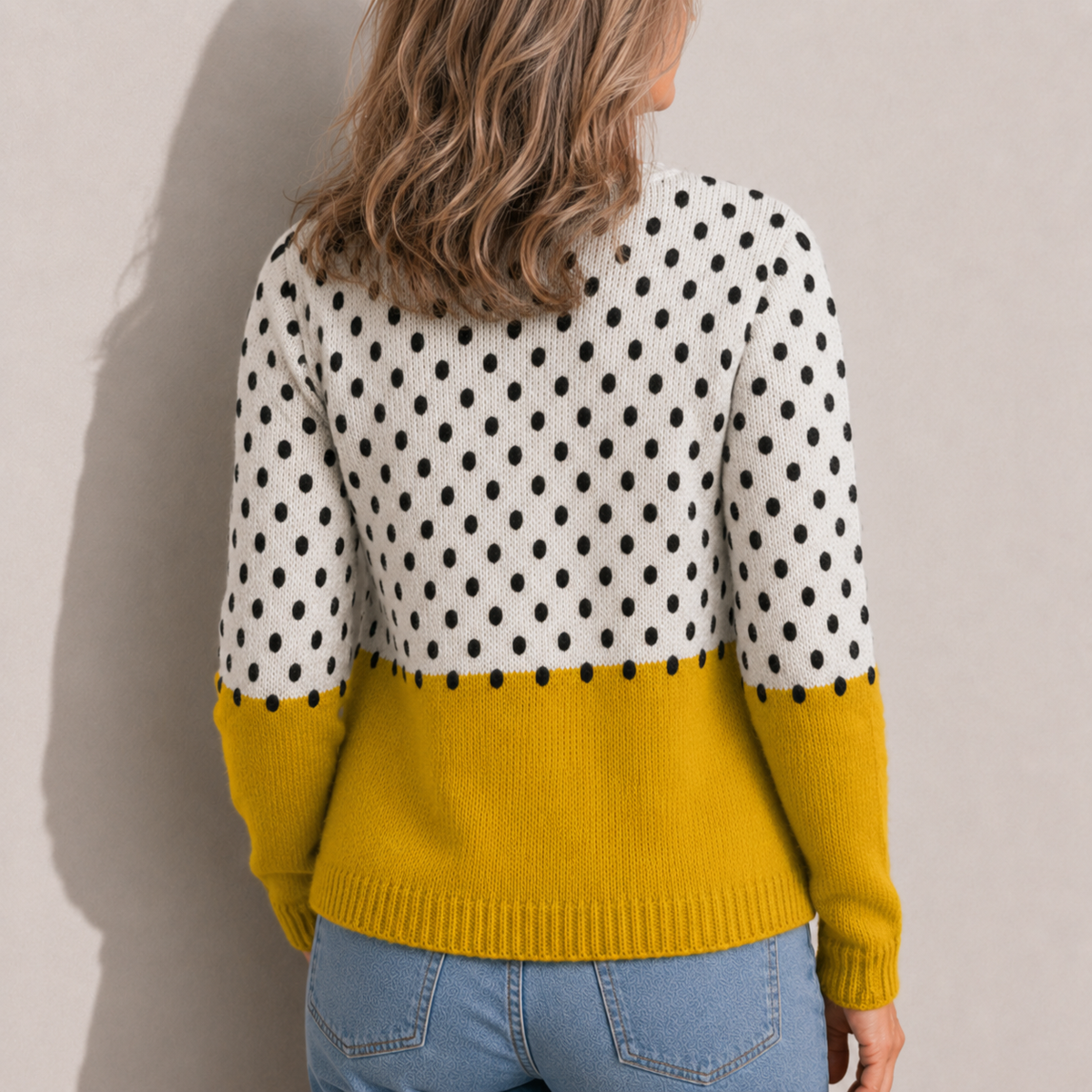 Shania POLKA KNIT CARDIGAN