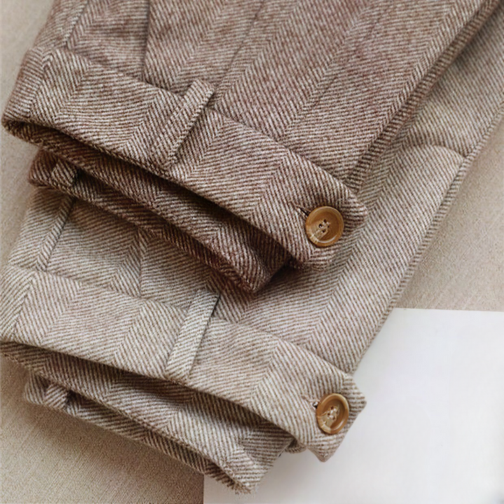 Jake Elegant Pure Wool Tailored Trousers