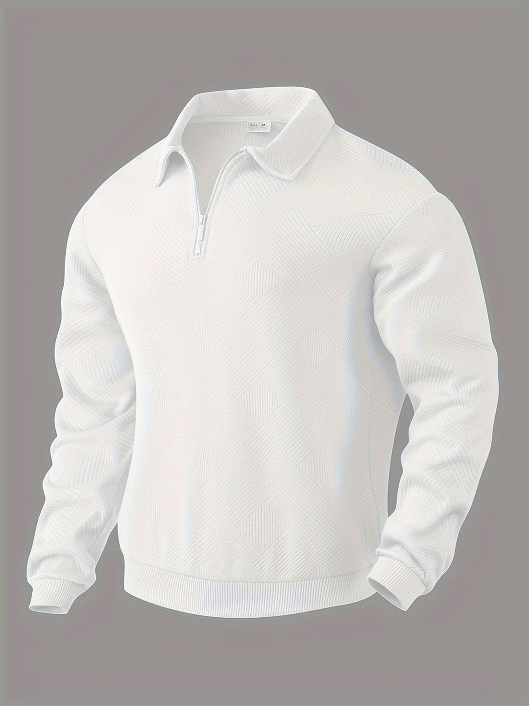 Didier™ | Vintage Zip-Up Sweater with Geometric Design