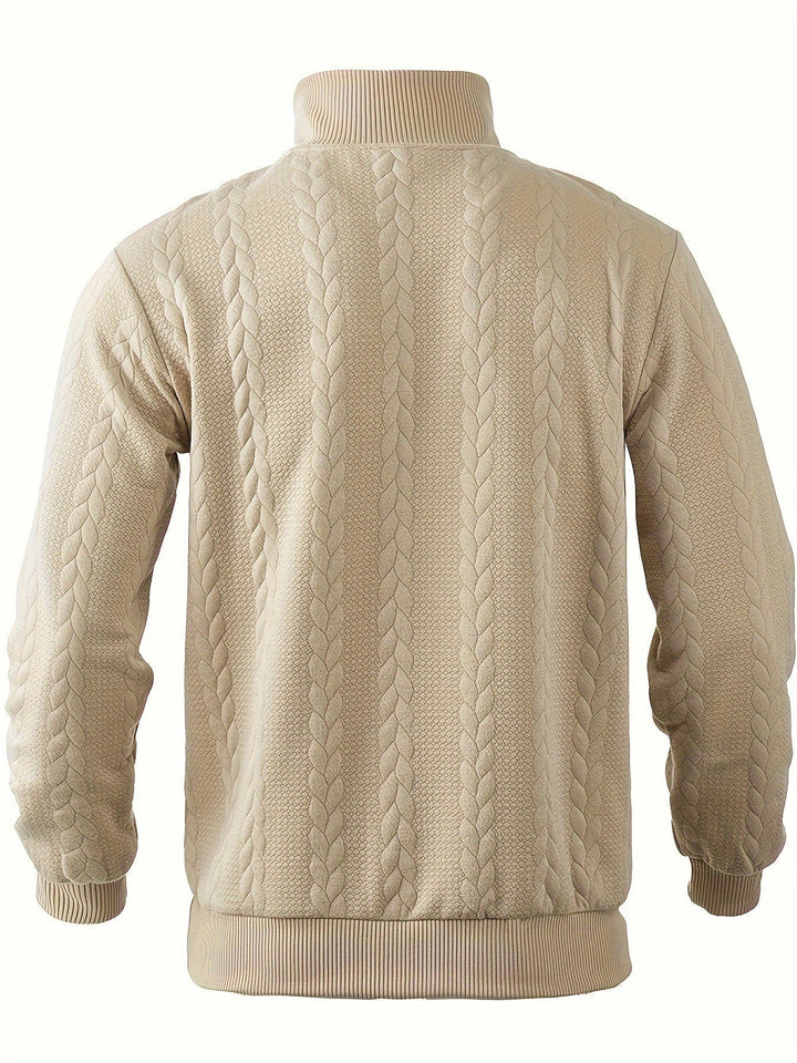 Benoît ™ | Vintage Zip-Up Sweater with Elegant Design