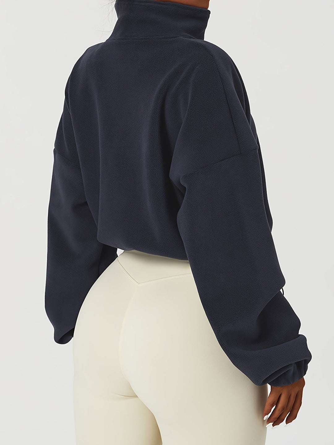 Velexia Fleece Crop Top