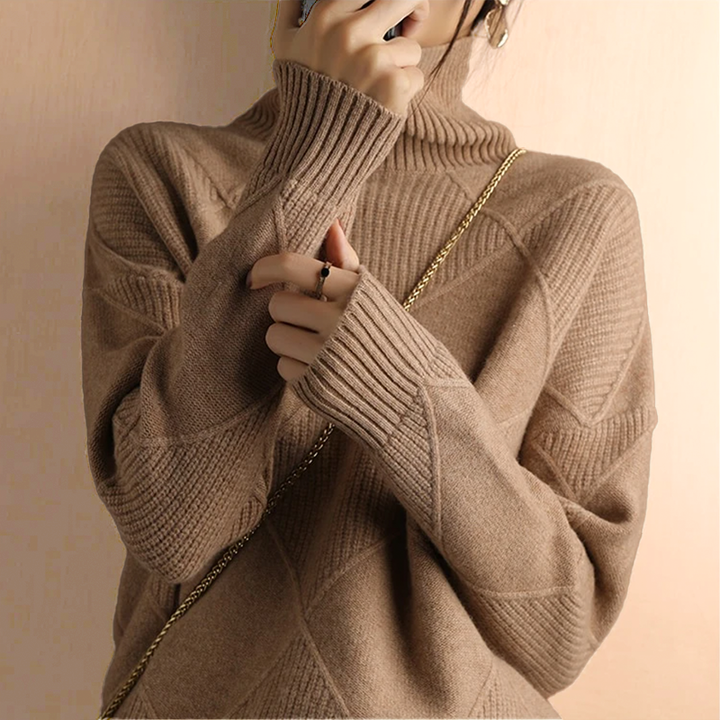 Marcelle Chunky Turtleneck Jumper