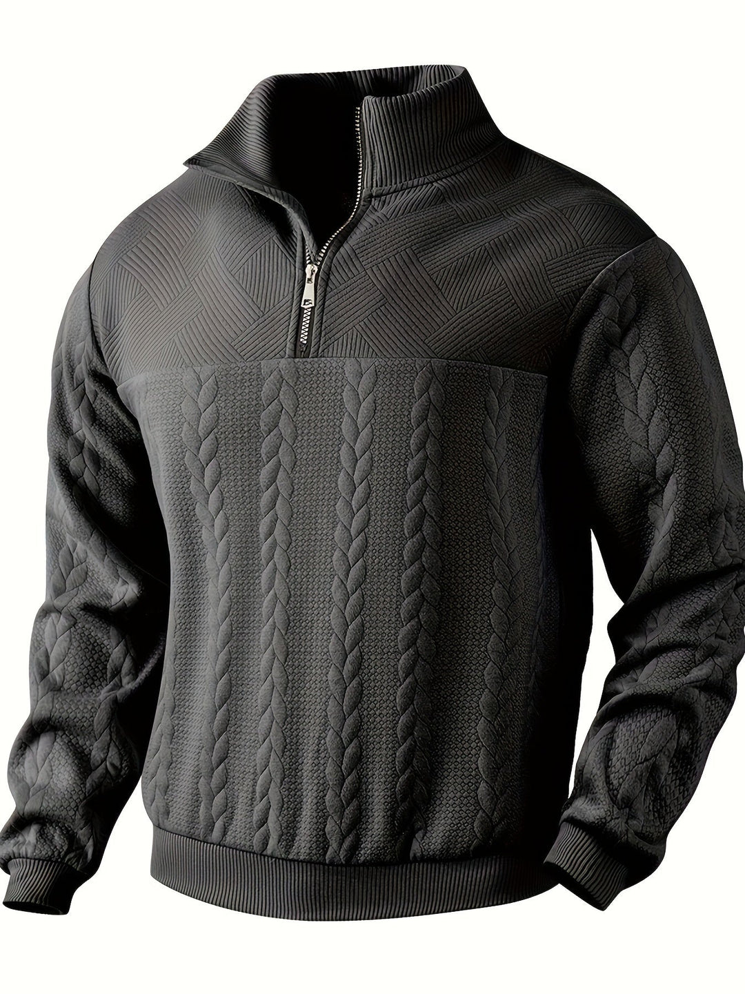 Benoît ™ | Vintage Zip-Up Sweater with Elegant Design