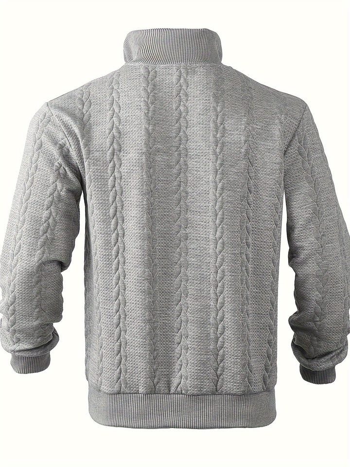 Benoît ™ | Vintage Zip-Up Sweater with Elegant Design