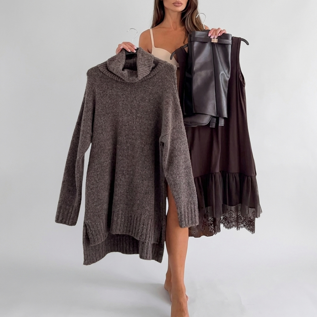 Marlie Knitted Sweater & Dress Set