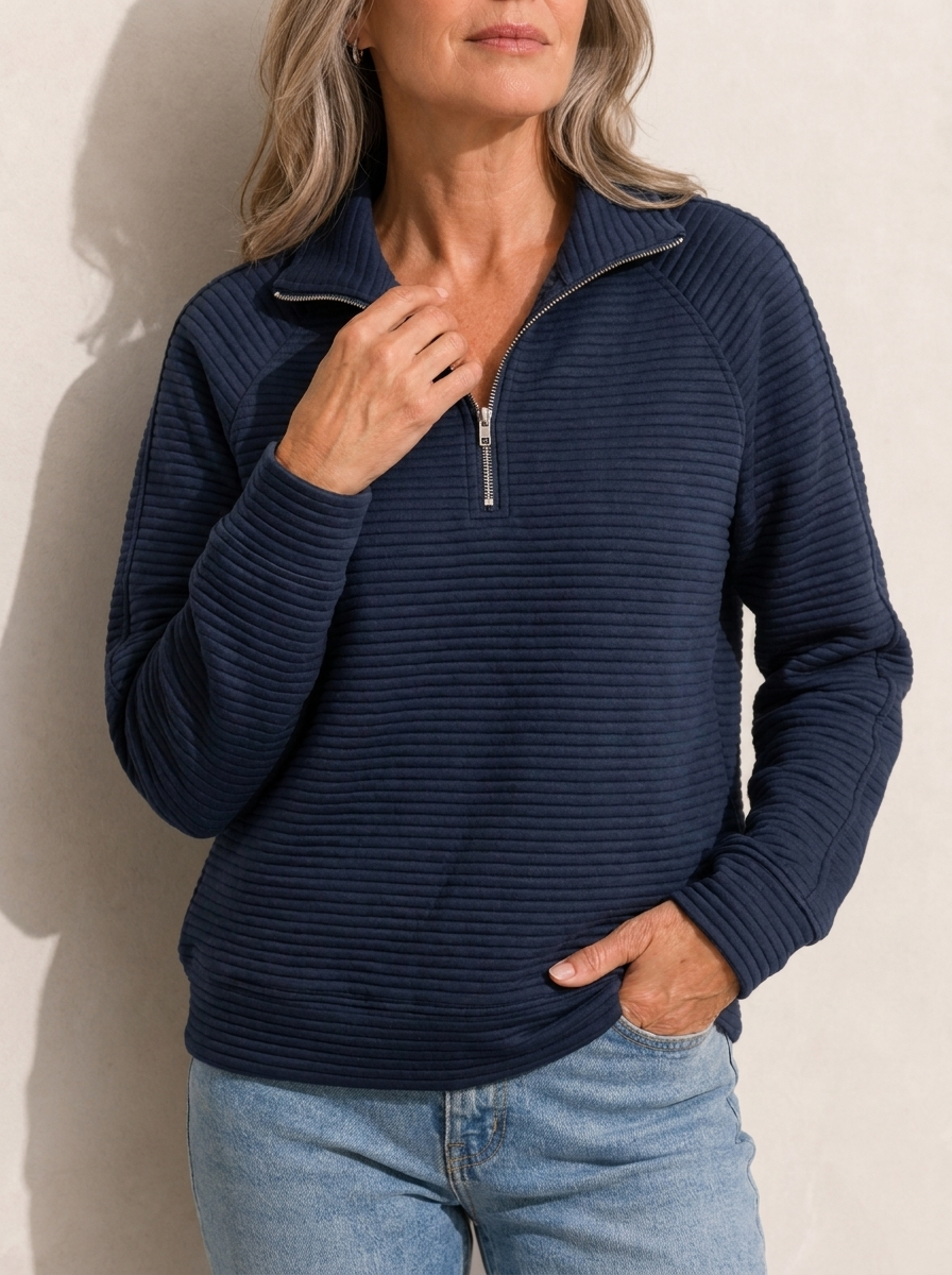 Vilja Half-zip jumper
