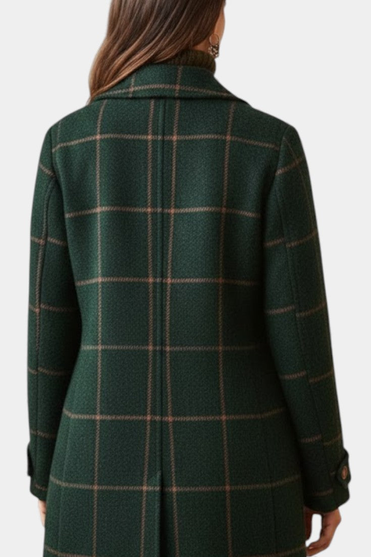 Bonnie Classic Fitted Check Coat