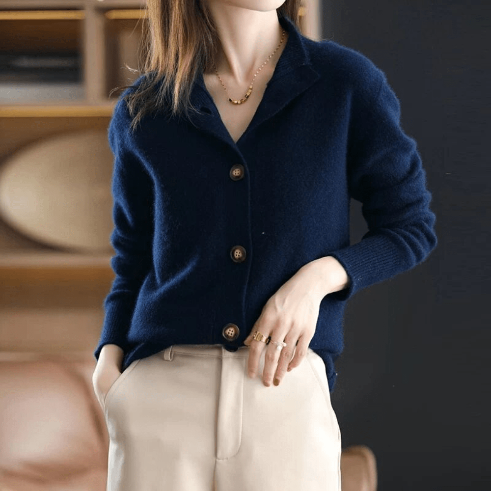 Annette Knitted Cashmere Vest
