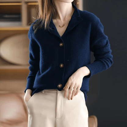 Annette Knitted Cashmere Vest