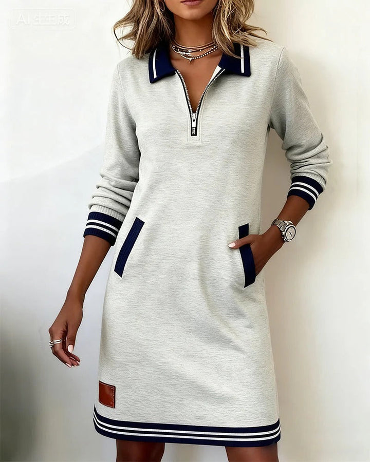 Naomi Long Sleeve Cotton Dress