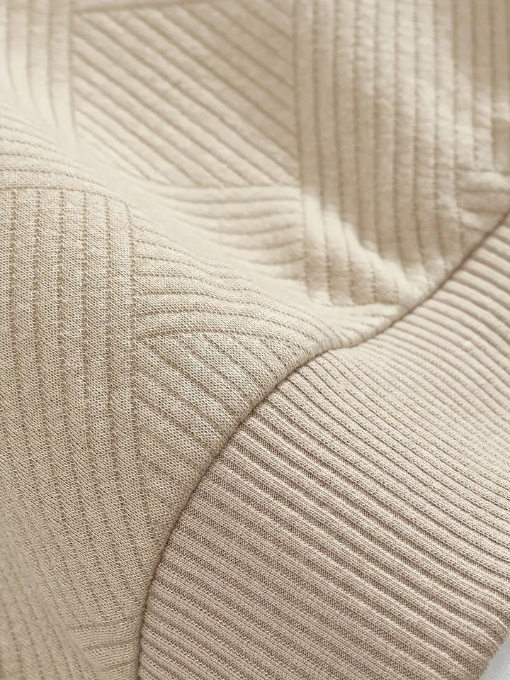 Didier™ | Vintage Zip-Up Sweater with Geometric Design