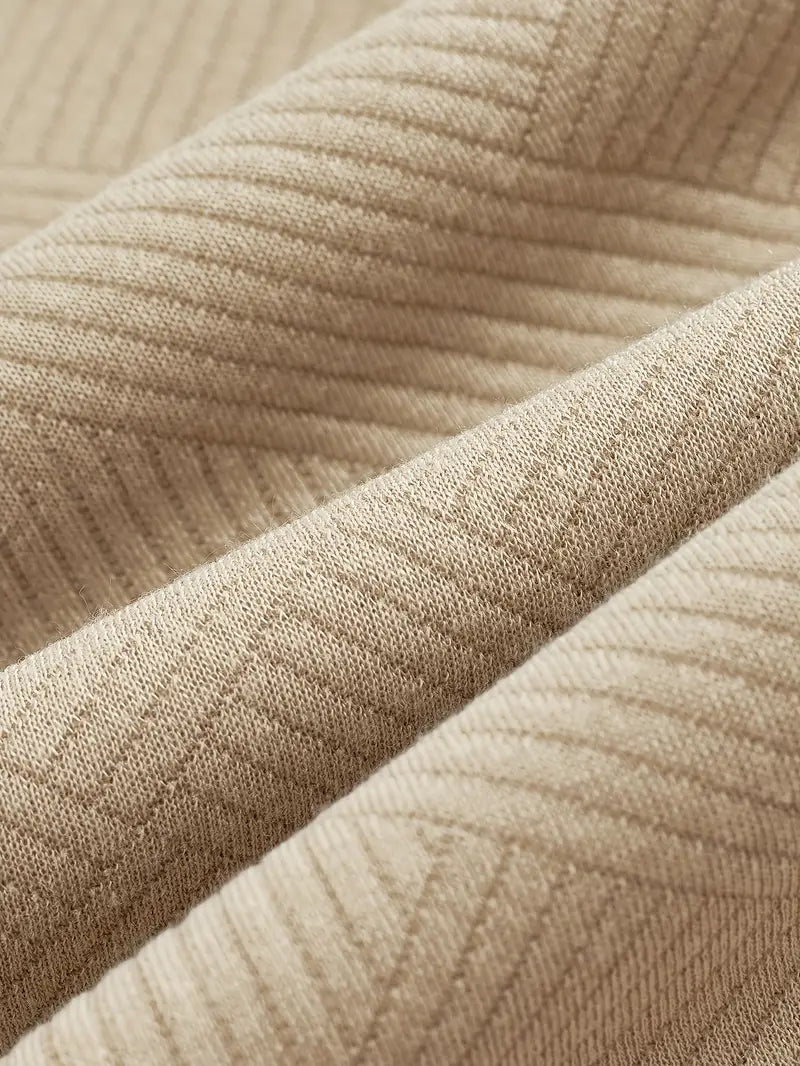 Didier™ | Vintage Zip-Up Sweater with Geometric Design