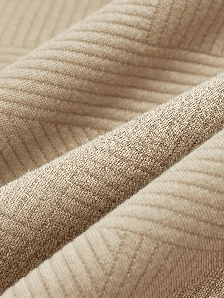 Didier™ | Vintage Zip-Up Sweater with Geometric Design