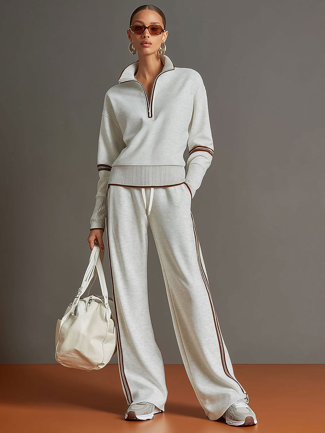 Charlotte – blouse and wide-leg pants
