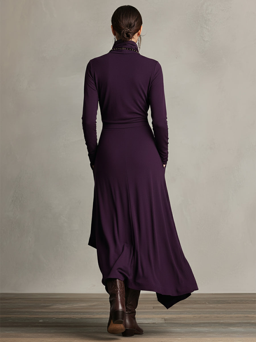 Nola Bohemian Draped Maxi Dress
