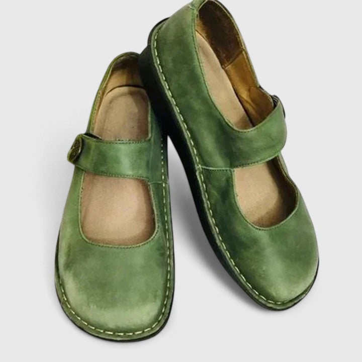 Monique Loafer van gepatineerd leer