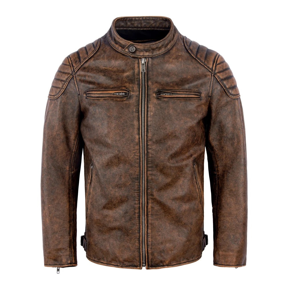 Hugo™ | Vintage Leather Jacket