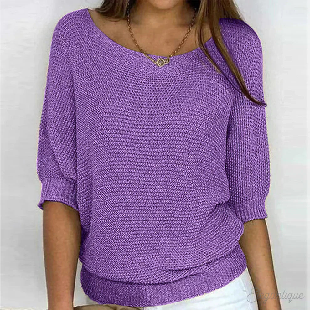 Georgia Relaxed Knit Top