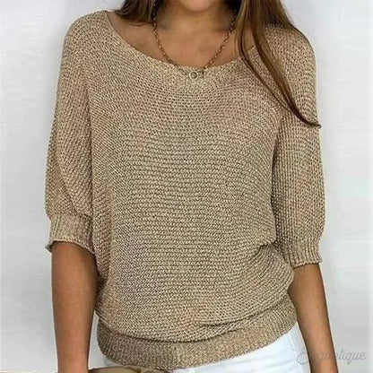 Georgia Relaxed Knit Top