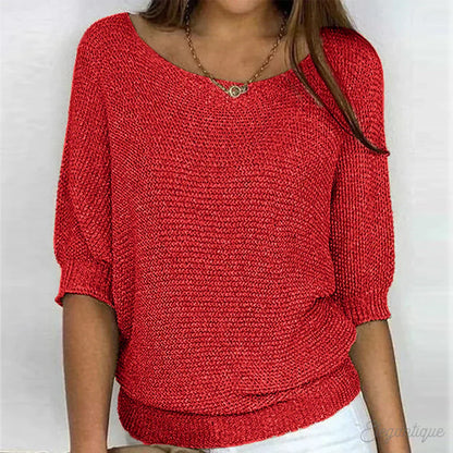 Georgia Relaxed Knit Top