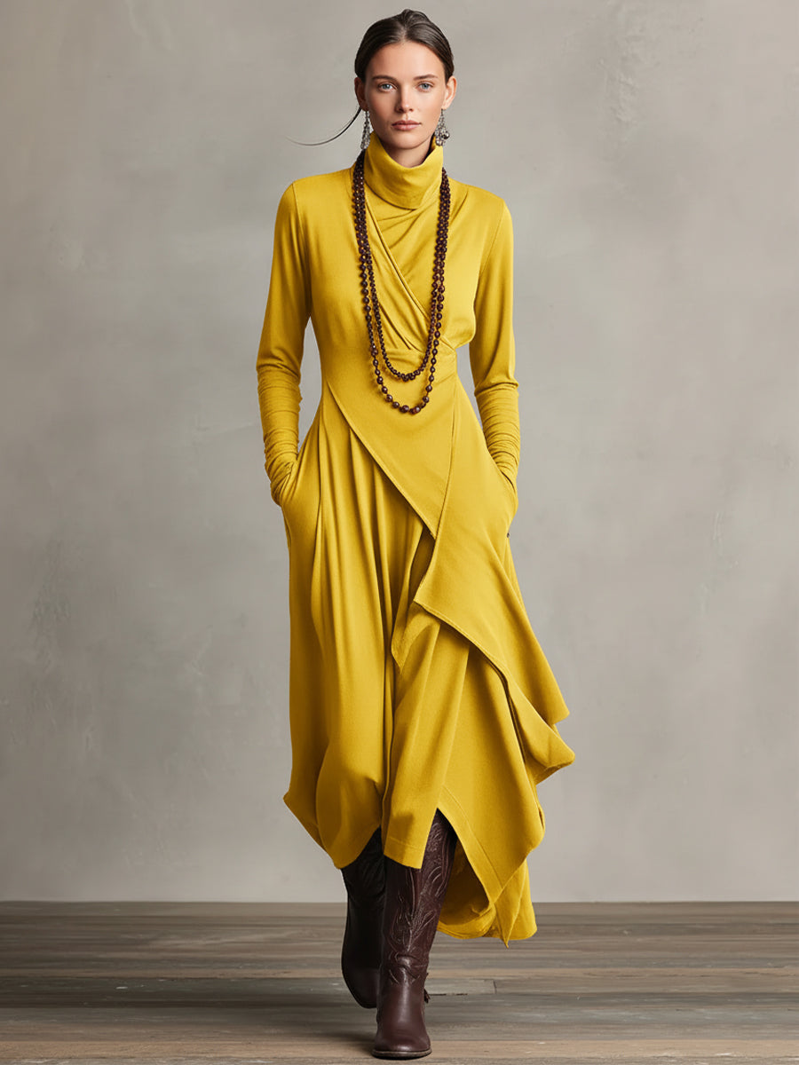 Nola Bohemian Draped Maxi Dress